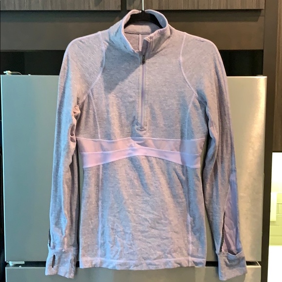 lululemon athletica Tops - Lululemon. Half Zip Pullover. Purple. Size 8.
